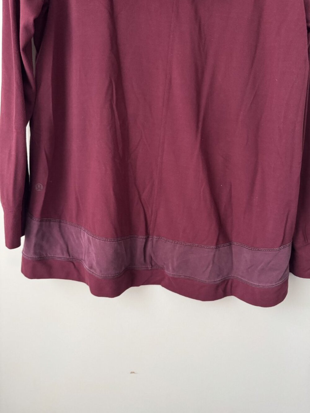 Lululemon Starting Place Hoodie Womens 8 Hooded Pullover Sweatshirt Cowl Neck Ma - Picture 8 of 9